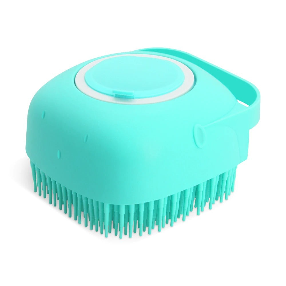 Incredible Dog & Cat Bathing Brush with Built in Shampoo Dispenser