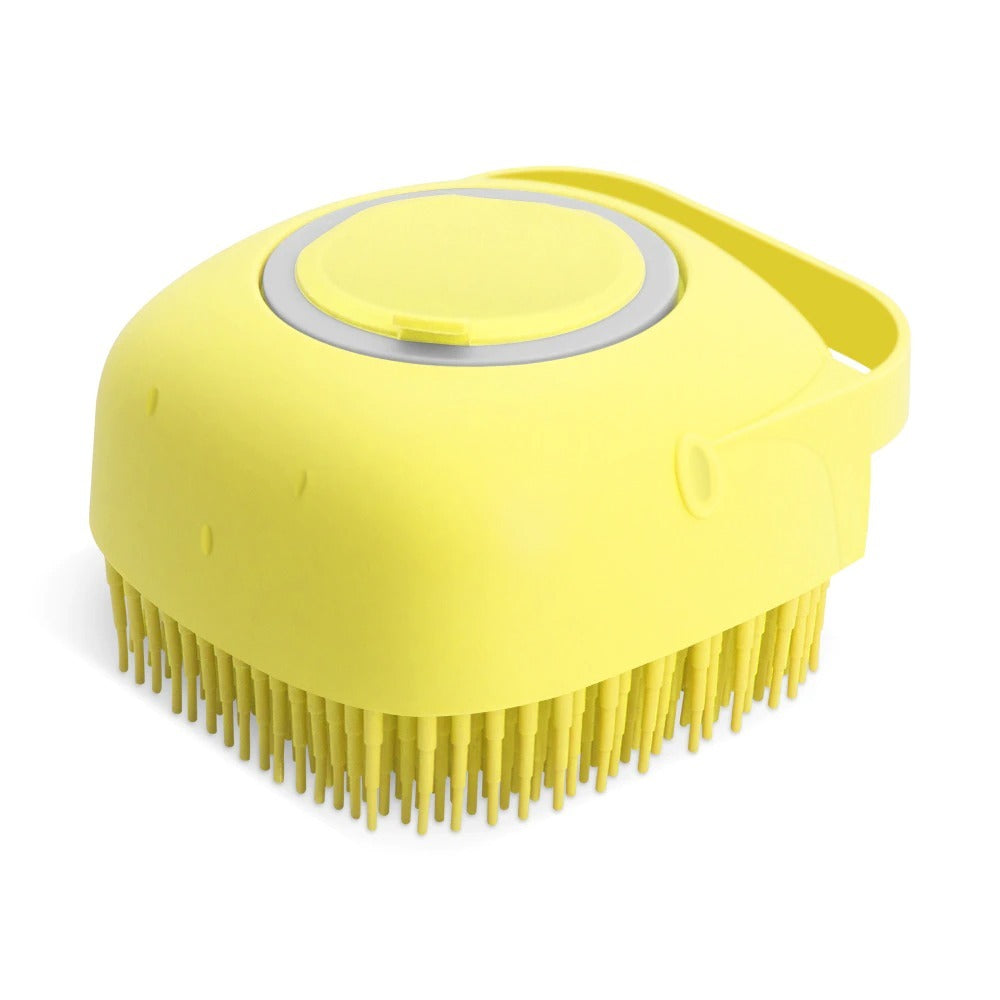 Incredible Dog & Cat Bathing Brush with Built in Shampoo Dispenser