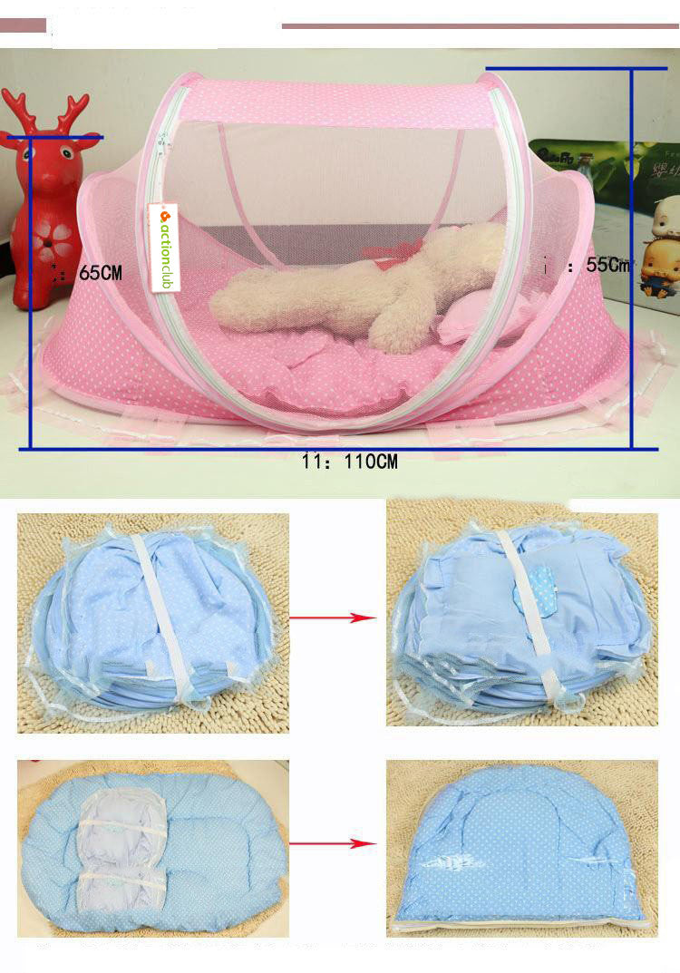 Pop-up Travel Baby Tent for Hassle-free Naps Anywhere Anytime